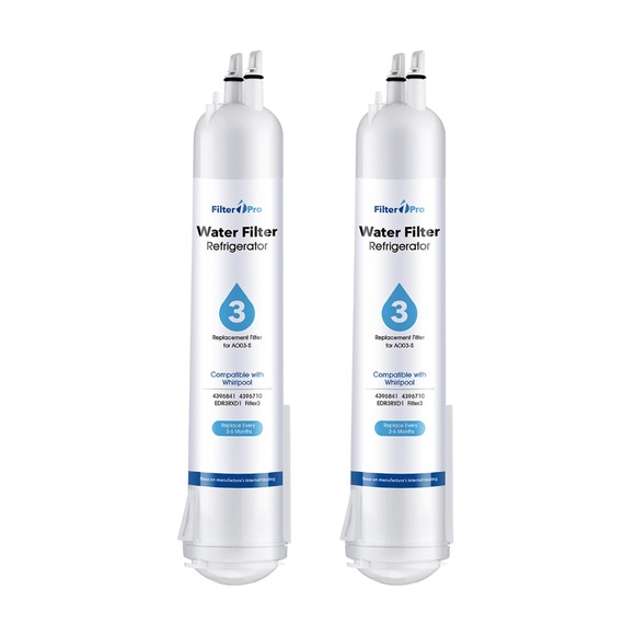 Filter Pro 3 Replacement Refrigerator Water Filter for EDR3-RXD1 4396841 4396710 - Picture 1 of 9